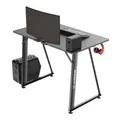 Következő termékkép ULTRADESK játékasztal ENTER V2, 100x60 cm, 75 cm, fejhallgató és italtartóval, kompakt