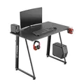 Következő termékkép ULTRADESK játékasztal ENTER V2, 100x60 cm, 75 cm, fejhallgató és italtartóval, kompakt