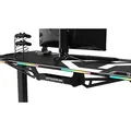 ULTRADESK játékasztal FORCE - fehér, 166x70 cm, 76,5 cm, XXL egérpaddal, slu tartóval