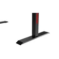 ULTRADESK Gaming asztal FORCE - piros, 166x70 cm, 76,5 cm, XXL egérpaddal, tartóval