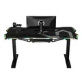 ULTRADESK Gaming asztal FORCE - szürke, 166x70 cm, 76,5 cm, XXL egérpaddal, slu tartóval