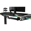 ULTRADESK Gaming asztal FORCE - szürke, 166x70 cm, 76,5 cm, XXL egérpaddal, slu tartóval