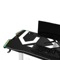 Következő termékkép ULTRADESK játékasztal FORCE SNOW - fehér, 166x70 cm, 76,5 cm, XXL egérpaddal, tartható