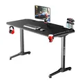 ULTRADESK játékasztal FRAG - FEKETE, 140x66 cm, 76 cm, XXL egérpaddal, ultraíróasztallal