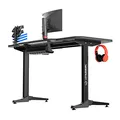 ULTRADESK játékasztal FRAG - GRAPHITE, 140x66 cm, 76 cm, XXL egérpaddal, ultraddal