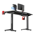 ULTRADESK játékasztal FRAG - GRAPHITE, 140x66 cm, 76 cm, XXL egérpaddal, ultraddal
