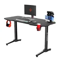 ULTRADESK játékasztal FRAG - GRAPHITE, 140x66 cm, 76 cm, XXL egérpaddal, ultraddal