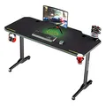 ULTRADESK játékasztal FRAG - GREEN, 140x66 cm, 76 cm, XXL egérpaddal, ultraíróasztallal