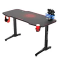 ULTRADESK játékasztal FRAG - PIROS, 140x66 cm, 76 cm, XXL egérpaddal, Ultradesk B-vel