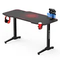 ULTRADESK játékasztal FRAG - PIROS, 140x66 cm, 76 cm, XXL egérpaddal, Ultradesk B-vel