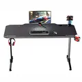 ULTRADESK játékasztal FRAG - FEHÉR, 140x66 cm, 76 cm, XXL egérpaddal, ultraíróasztallal