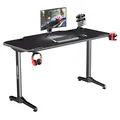 ULTRADESK játékasztal FRAG - FEHÉR, 140x66 cm, 76 cm, XXL egérpaddal, ultraíróasztallal