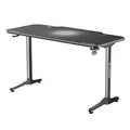 ULTRADESK játékasztal FRAG - FEHÉR, 140x66 cm, 76 cm, XXL egérpaddal, ultraíróasztallal