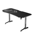 Következő termékkép ULTRADESK Játékasztal FRAG XXL FEKETE, 160 x 75 cm, 75 cm, ital és fejhallgató tartó, állvány