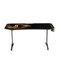 ULTRADESK játékasztal FRAG XXL GOLD, 160 x 75 cm, 75 cm, ital és fejhallgató tartó, állvány