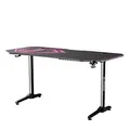 ULTRADESK Játékasztal FRAG XXL PINK, 160 x 75 cm, 75 cm, ital és fejhallgató tartó, állvány