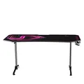 ULTRADESK Játékasztal FRAG XXL PINK, 160 x 75 cm, 75 cm, ital és fejhallgató tartó, állvány