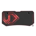 ULTRADESK Játékasztal FRAG XXL RED, 160 x 75 cm, 75 cm, ital- és fejhallgató tartó, B állvány
