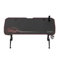 ULTRADESK játékasztal GRAND RED, 160x70 cm, 70-80 cm, 3 magassági szint, alatta XXL szőnyeg