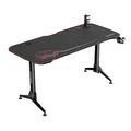 ULTRADESK játékasztal GRAND RED, 160x70 cm, 70-80 cm, 3 magassági szint, alatta XXL szőnyeg