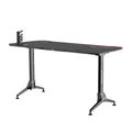 ULTRADESK játékasztal GRAND RED, 160x70 cm, 70-80 cm, 3 magassági szint, alatta XXL szőnyeg