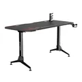 ULTRADESK játékasztal GRAND RED, 160x70 cm, 70-80 cm, 3 magassági szint, alatta XXL szőnyeg