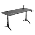 ULTRADESK játékasztal GRAND WHITE, 160x70 cm, 70-80 cm, 3 magassági szint, XXL szőnyeggel