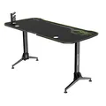 ULTRADESK játékasztal GRAND YELLOW-GREEN, 160x70 cm, 70-80 cm, 3 magassági szint, XXL talppal