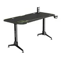 ULTRADESK játékasztal GRAND YELLOW-GREEN, 160x70 cm, 70-80 cm, 3 magassági szint, XXL talppal