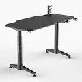 ULTRADESK játékasztal LEVEL BLACK, 140x70cm, 72-124cm, elektromosan állítható magasságú, XX