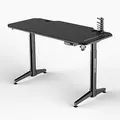 ULTRADESK játékasztal LEVEL BLACK, 140x70cm, 72-124cm, elektromosan állítható magasságú, XX