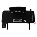 ULTRADESK játékasztal LEVEL BLACK, 140x70cm, 72-124cm, elektromosan állítható magasságú, XX