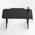 ULTRADESK játékasztal LEVEL BLACK, 140x70cm, 72-124cm, elektromosan állítható magasságú, XX