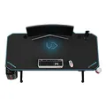 ULTRADESK játékasztal LEVEL BLUE, 140x70cm, 72-124cm, elektromosan állítható magasságú, XXL-el