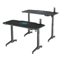 ULTRADESK játékasztal LEVEL BLUE, 140x70cm, 72-124cm, elektromosan állítható magasságú, XXL-el