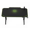 ULTRADESK játékasztal LEVEL GREEN, 140x70xcm, 72-124cm, elektromosan állítható magasságú, X-szel