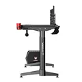 ULTRADESK játékasztal LEVEL GREEN, 140x70xcm, 72-124cm, elektromosan állítható magasságú, X-szel