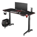 ULTRADESK játékasztal LEVEL RED, 140x70cm, 72-124cm, elektromosan állítható magasságú, XXL-el