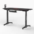 ULTRADESK játékasztal LEVEL RED, 140x70cm, 72-124cm, elektromosan állítható magasságú, XXL-el