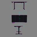 Következő termékkép ULTRADESK játékasztal LEVEL V2, 140x68cm, 72-117cm, elektromosan állítható magasságú, XXL p-vel