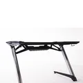 ULTRADESK RACER játékasztal, 120X64 cm, 77 cm, RGB háttérvilágítás, 4 db XXL egérpaddal