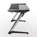 ULTRADESK RACER játékasztal, 120X64 cm, 77 cm, RGB háttérvilágítás, 4 db XXL egérpaddal