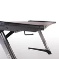 ULTRADESK RACER játékasztal, 120X64 cm, 77 cm, RGB háttérvilágítás, 4 db XXL egérpaddal