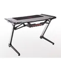 ULTRADESK RACER játékasztal, 120X64 cm, 77 cm, RGB háttérvilágítás, 4 db XXL egérpaddal