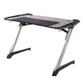 ULTRADESK RACER játékasztal, 120X64 cm, 77 cm, RGB háttérvilágítás, 4 db XXL egérpaddal