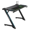 ULTRADESK játékasztal SPACE V2, 113x61,5 cm, 77,5 cm, háttérvilágítással, XL paddal, sluc tartóval