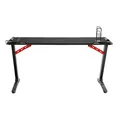 ULTRADESK játékasztal SPACE XXL FEKETE, 154x61 cm, 78 cm, RGB háttérvilágítás érintőpanellel
