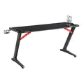 Következő termékkép ULTRADESK játékasztal SPACE XXL FEKETE, 154x61 cm, 78 cm, RGB háttérvilágítás érintőpanellel