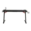 ULTRADESK játékasztal SPACE XXL FEKETE, 154x61 cm, 78 cm, RGB háttérvilágítás érintőpanellel