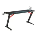 ULTRADESK SPACE XXL BLUE játékasztal, 154x61 cm, 78 cm, RGB megvilágítás érintőképernyővel